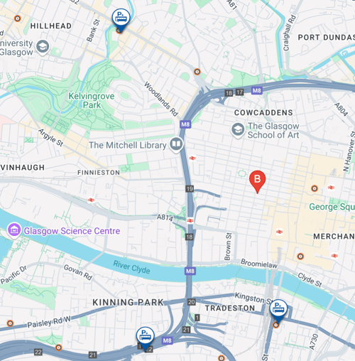 park-and-rides-glasgow-for-sqmc-training-venues